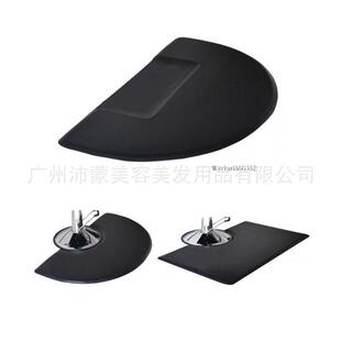 现廊美发师站立垫PU人造革圆形沙龙垫减震缓冲脚疲惫底理发垫