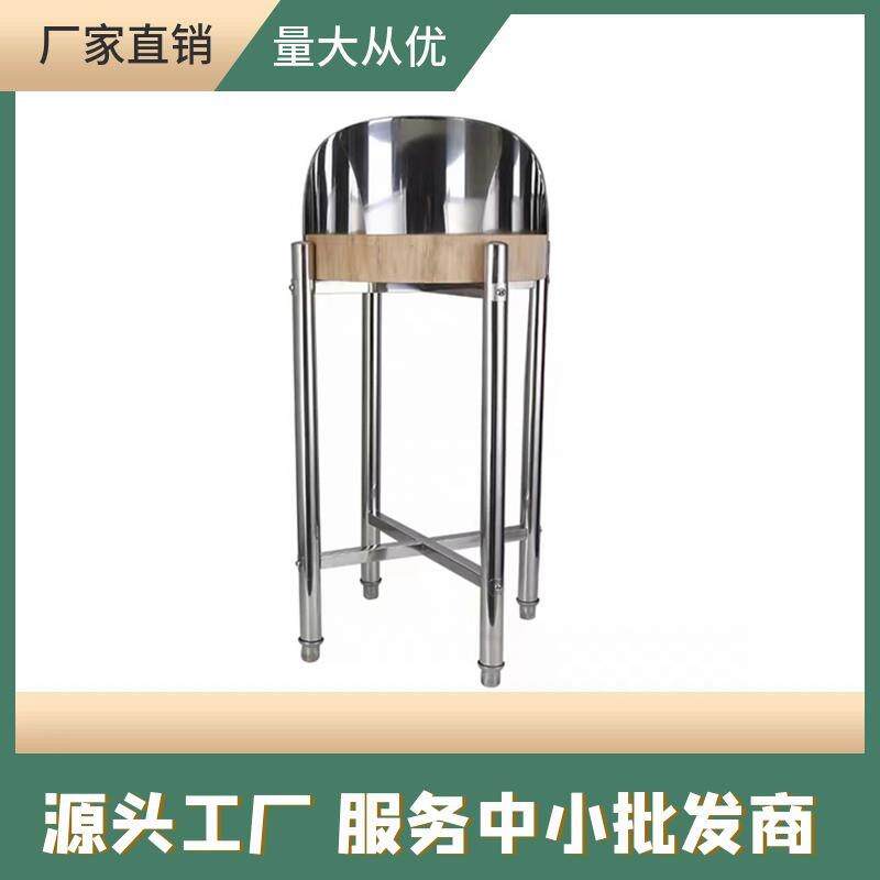 加厚不锈钢菜板架商用加高架菜墩架砍骨架四角落地砧板架案板支架