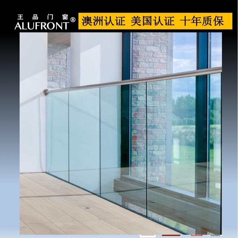 王品不锈钢扶手立柱现代简约楼梯栏杆家用护栏生产组装