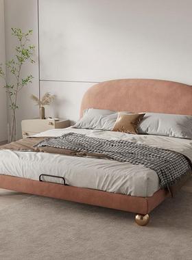 MGF16意式极简棉麻布艺床设计师软床大床1.5米1.8米小户型主卧床