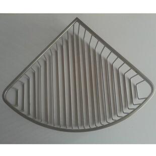 卫生间拉丝三角架304不锈钢浴室置物架线条网篮转角篮架长固V2102