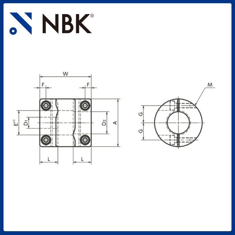 NBK XGS-C高减振能力型橡胶联轴器 短款办分离型连轴器 厂家直供