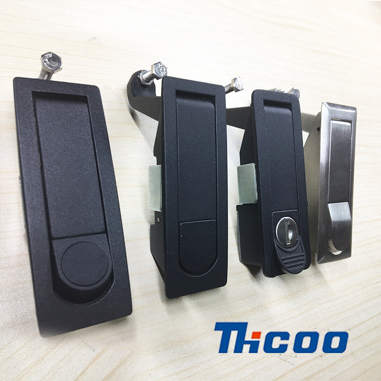 斯科MS719空压机压缩机锁 平面按压按钮锁 机柜机箱配电柜锁A7301