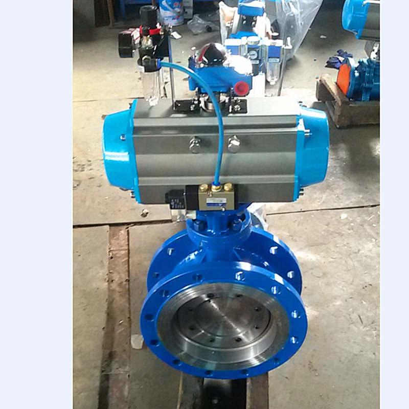 专业制造供应/对夹/气动蝶阀  开关型/调节型硬密封气动法兰蝶阀