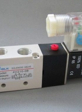 欧雷凯精品 4V110-06 4V210-08 4V310-10 4V410-15二位五通电磁阀