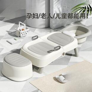 孕妇宝宝儿童洗头椅可折叠洗头发躺椅洗头床成人家用大洗头凳其他