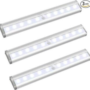 拓迪爆款10LED电池红外感应灯人体感应夜灯橱柜衣柜灯走廊灯