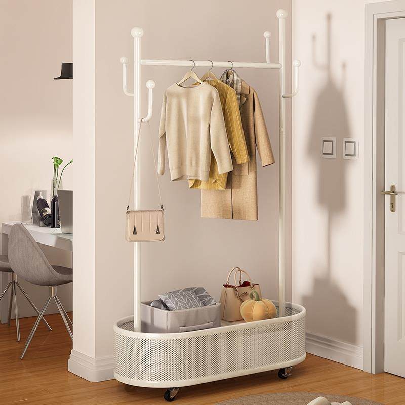 衣架落地卧室小型挂衣架床边家用衣服挂架不占地衣帽架床头移动