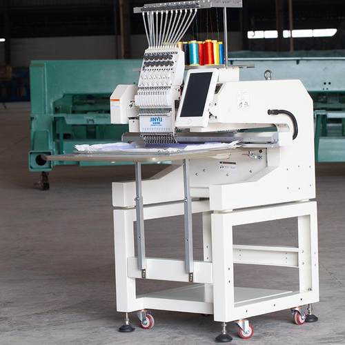 /金誉绣花机商用单头成衣绣机帽子刺绣机400*600mm平绣机