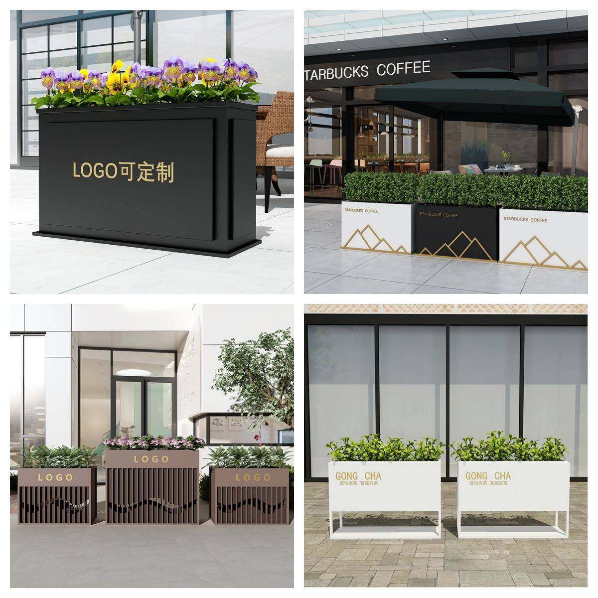 户外不锈钢花箱座椅组合商业街广场隔断花槽景观售楼部铁艺花架,纺织面料/辅料/配套,纺织机械配件,淘宝优惠券,粉丝福利购,淘宝优惠卷