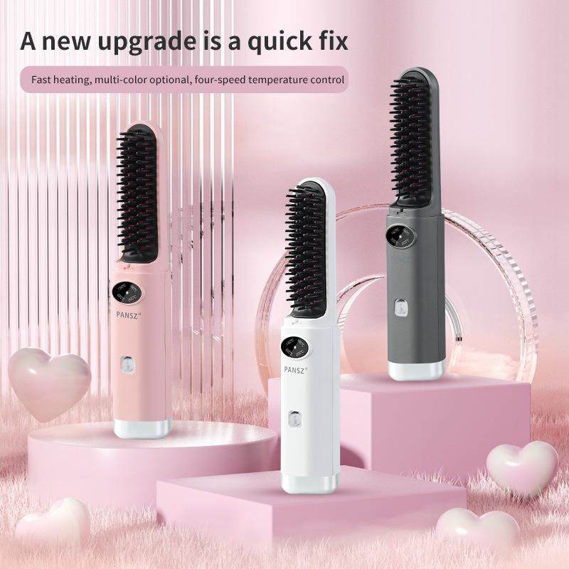 充电无线直发梳便携迷你拉直板负离子不伤发电梳子直发器新款,纺织面料/辅料/配套,纺织机械配件,淘宝优惠券,粉丝福利购,淘宝优惠卷