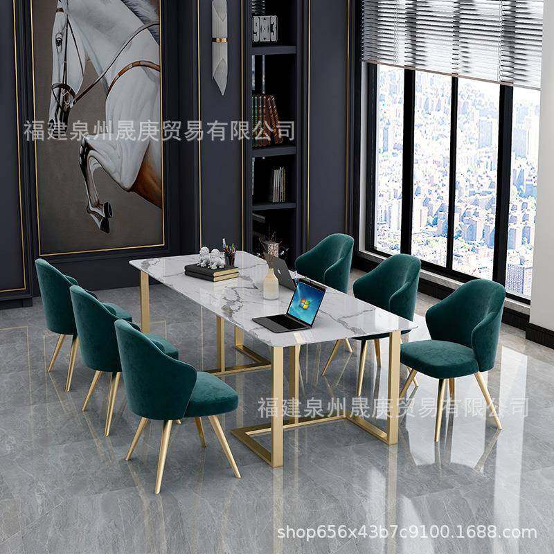 现代简约长条形大理石会议桌公司职员铁艺办公桌多人位会议桌椅,畜牧/养殖物资,畜牧/养殖器械,淘宝优惠券,粉丝福利购,淘宝优惠卷