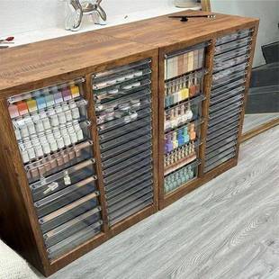 居文件柜平底抽屉式 柜家收 美甲店A烘焙模具4收纳柜甲217油胶灌装