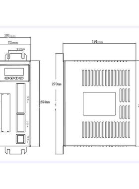 180交流伺服电机套装0伺服系统马达驱动控制4W5.5KKW.75K19NM4KW1