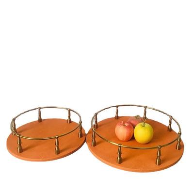 色皮革橙置物托盘L0KLS0605KS065