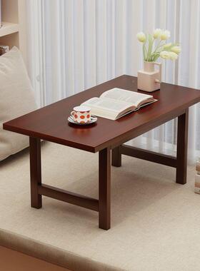 可折叠几小茶户型客厅家用餐桌两EXU卧飘窗矮桌子炕桌坐室地喝茶