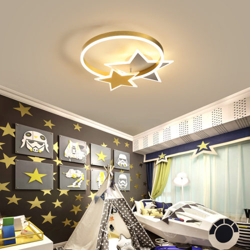 儿童房星星装饰LED吸顶灯