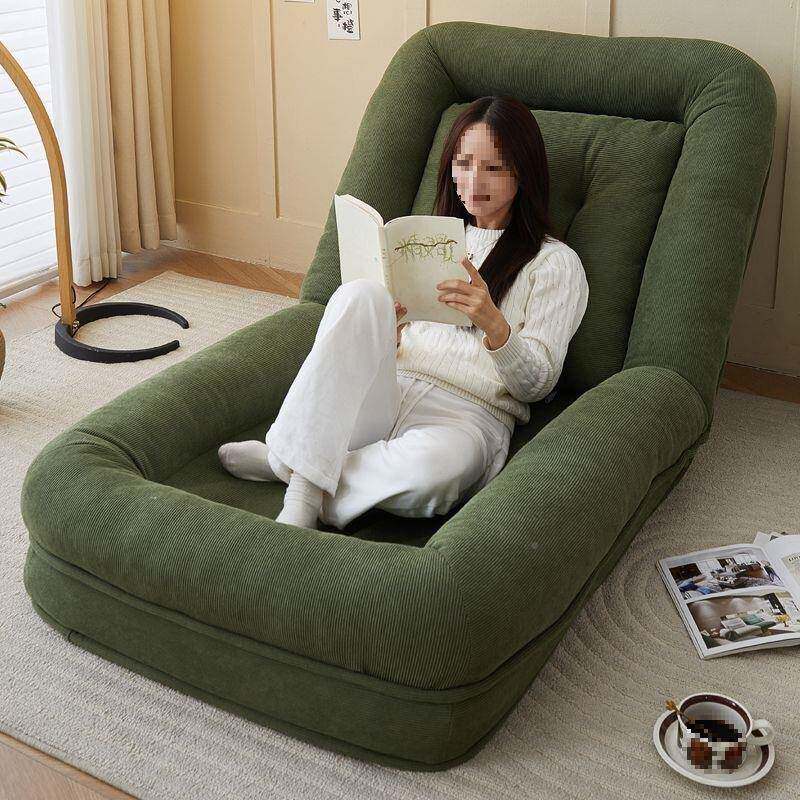 床房间卧室小沙发单双人人椅可躺52983可睡折叠发沙懒人沙发人类