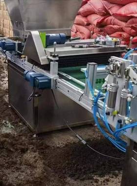 全自动育苗盘装播种机流线卉土压穴TWD蔬菜花水育苗播种机穴盘播