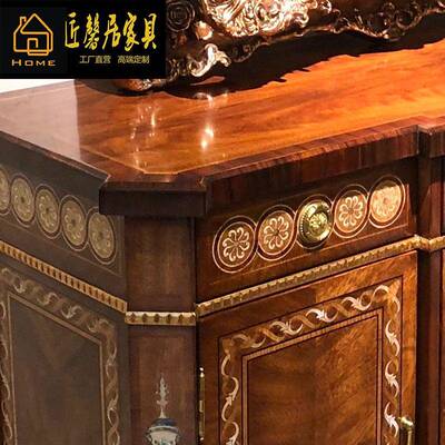 亚历山大英式堡装饰柜古亚宅历山柜大门厅别墅大玄GXP关柜新古典