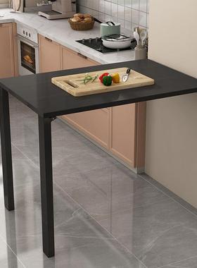 家用下多功能形翻折简叠墙桌壁画式折叠桌DGP约隐壁挂餐桌小型