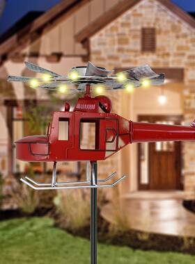 志花园装饰金属飞机风量向标屋GMU顶庭安装测工具户外院标艺术装