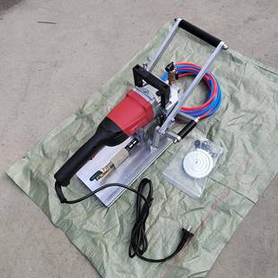 石材晶背栓打孔手提便携式大孔理NVE石瓷砖拓口钻机机微石打眼机