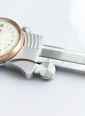 广陆量具带表卡桂尺林高精度指针双标防向震表盘0-150-200游OXE卡