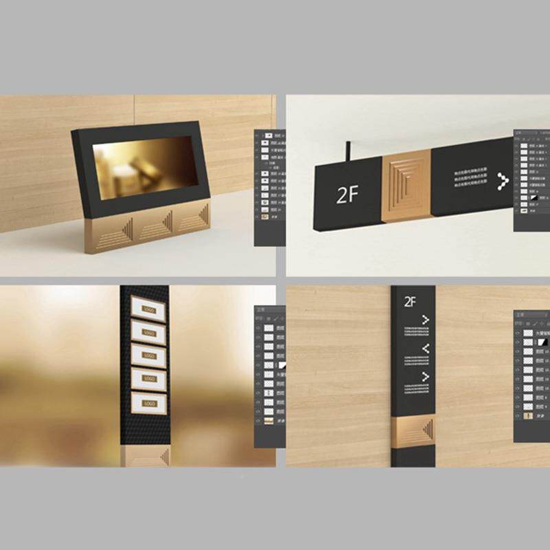 PLC厂家堡设计定告宣传栏指示牌不锈钢导制向广牌制作精神垒立牌