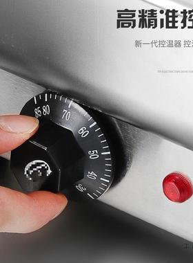 不锈钢CDZ自助餐保炉菲电加保热翻盖可视透明布炉酒温店早餐食堂