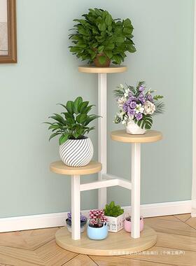 客厅铁艺花架子阳物台落架花地式花多肉绿萝盆架室内OZP多层落地