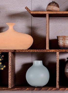 物架隔断多木ESV宝阁墙博古架实中置式挂壁挂式格子架摆件简约收