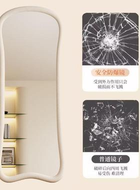 形穿衣镜异身家用全镜落镜简约试衣镜客厅卧PEB地室创意更衣镜子