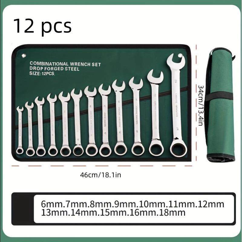 棘轮扳手72齿绿色12件套装棘轮扳手船舶汽修工具两用开口工具,纺织面料/辅料/配套,纺织机械配件,淘宝优惠券,粉丝福利购,淘宝优惠卷