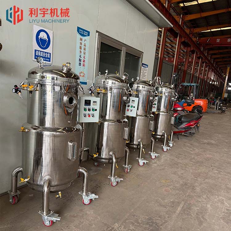200L液体菌种发酵罐不锈钢微生物反应设备平菇菌种培养罐