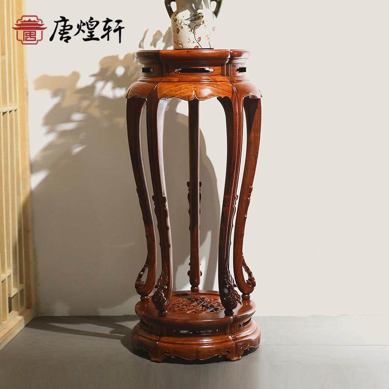 五足有束腰三弯腿花几花架香几中式实木摆件盆景架客厅落地置物架,节庆用品/礼品,新娘配件,淘宝优惠券,粉丝福利购,淘宝优惠卷