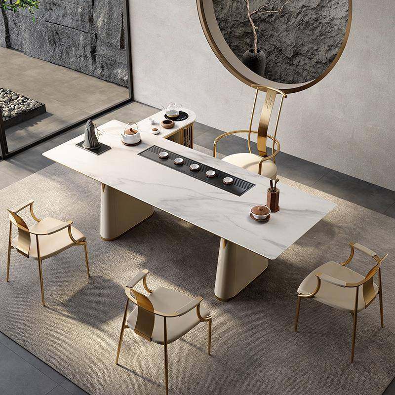 轻奢茶桌长型茶台法式简约现代网红阳台功夫新中式岩板茶桌椅组合,纺织面料/辅料/配套,纺织机械配件,淘宝优惠券,粉丝福利购,淘宝优惠卷