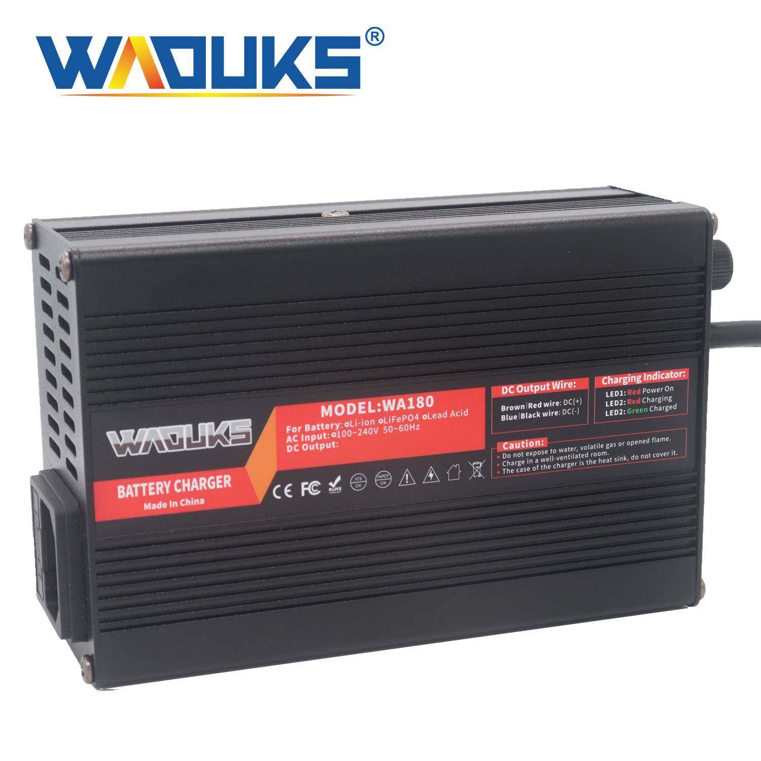 玩具车轮椅车通用48V2A3A铝壳智能充电器可用于55.2V铅酸电池