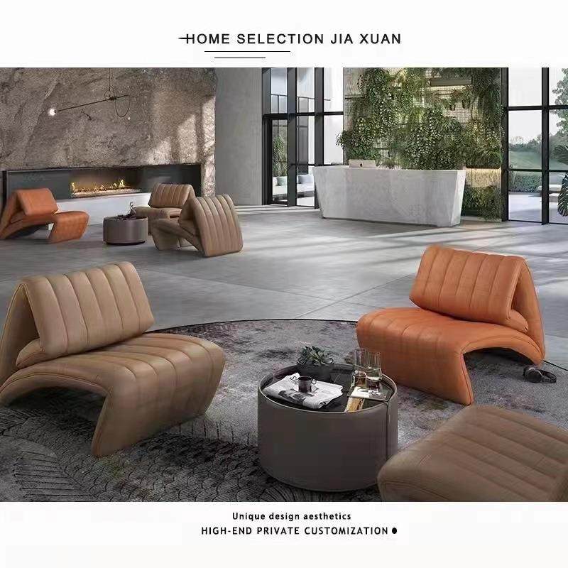 意式轻奢设计师款单人休闲椅样板间客厅阳台异形沙发躺椅艺术折叠,机械设备,其他机械设备,淘宝优惠券,粉丝福利购,淘宝优惠卷