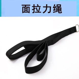 加长绳索高位下拉训练器三头肌面拉延长健身器材配件弹力带双头绳