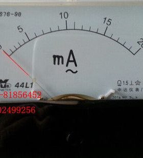 交流电流表44L1-20MA 30MA 50MA 75MA 100MA 44L1-MA GB/T7676-98