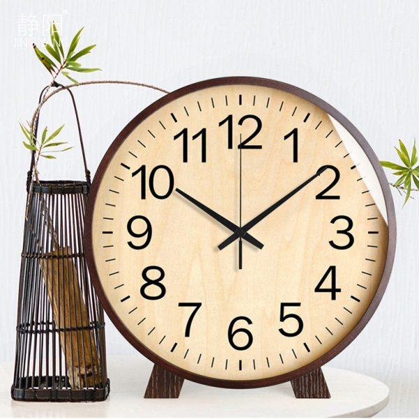 2024新款中古风座钟客厅摆件复古实木摆台式时钟表摆放式中式摆钟,家居饰品,挂钟,淘宝优惠券,粉丝福利购,淘宝优惠卷