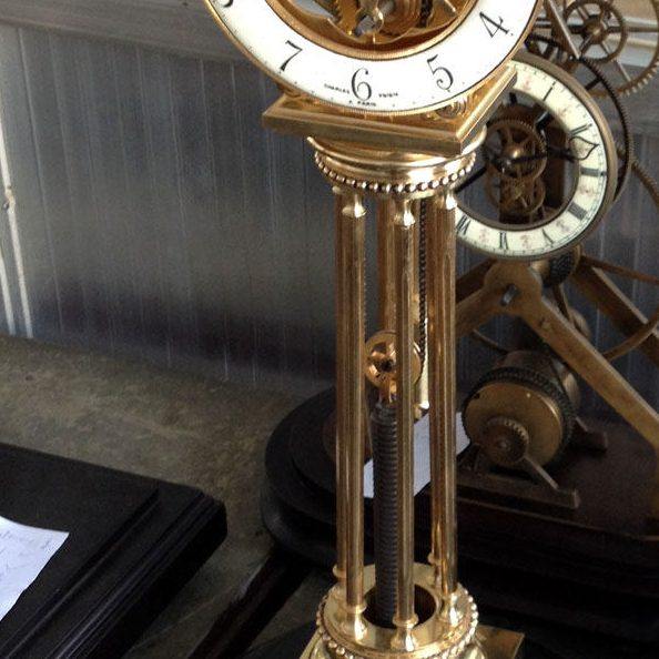 仿古座钟 欧式机械座钟 摆设饰品 软装工艺镀金拉簧钟,家居饰品,座钟,淘宝优惠券,粉丝福利购,淘宝优惠卷