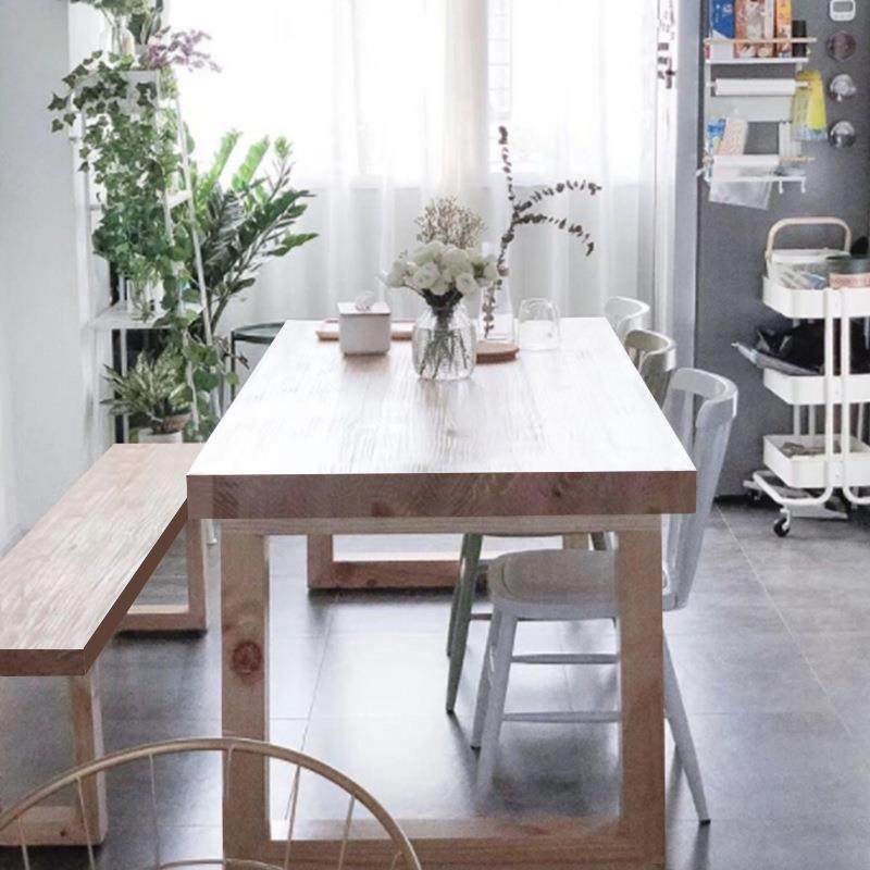 北欧风格椅组合原木色全实木家用餐桌日式长方形吃饭桌子,农用物资,其他肥料,淘宝优惠券,粉丝福利购,淘宝优惠卷
