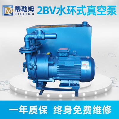 雕刻机真空泵2BV系列水环式真空泵水循环系统雕刻机带水箱机组