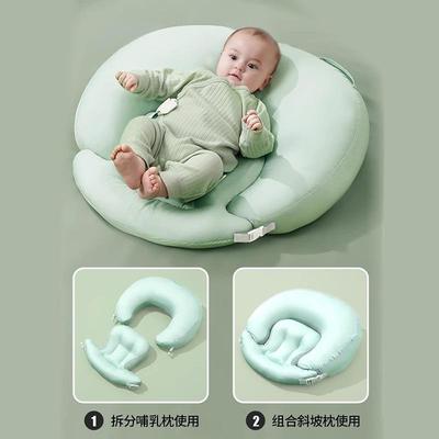 婴儿哺乳枕头新生儿躺喂枕喂奶神器斜坡枕护腰靠枕亲喂月子母乳枕