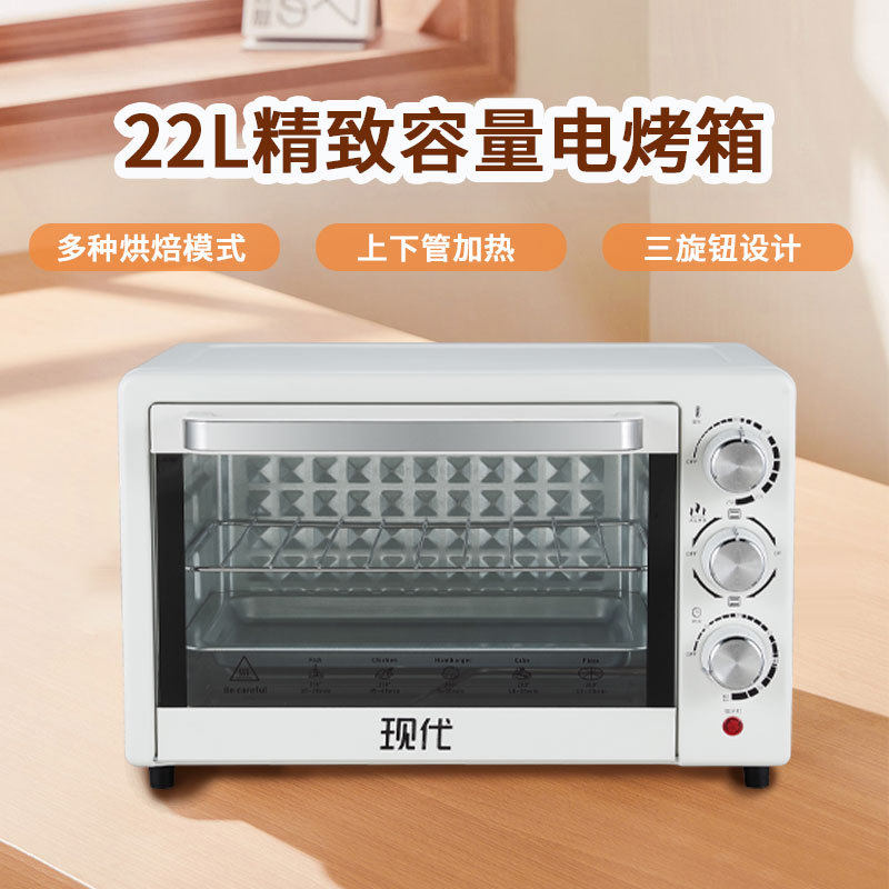多功能家用电烤箱22升容量烘焙烧烤等支持