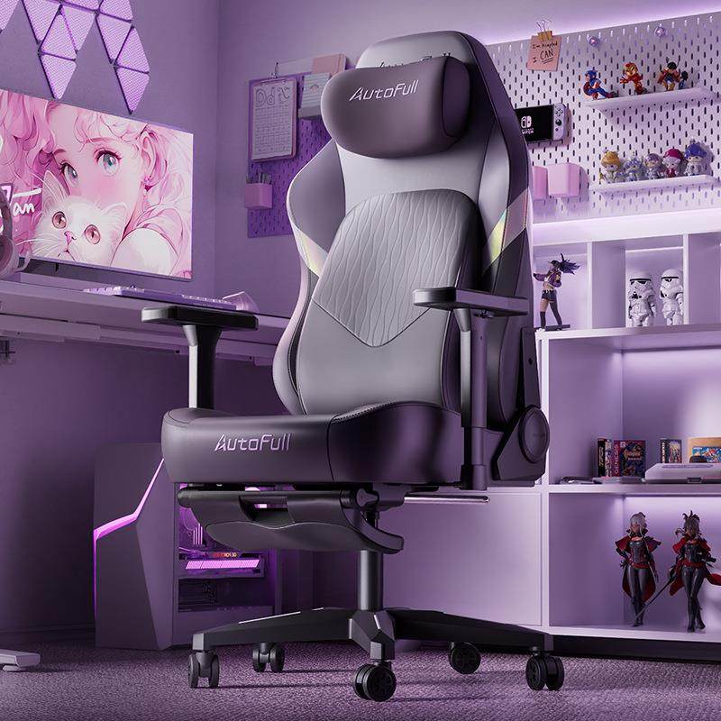 傲风C3Pro星紫女生电竞椅人体工学椅电脑椅游戏椅办公椅AFC306