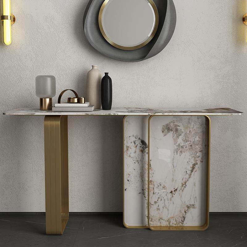 奢石不锈钢岩板玄关桌子现代轻奢端景台门客厅入户岩板玄关柜条案,农用物资,其他肥料,淘宝优惠券,粉丝福利购,淘宝优惠卷