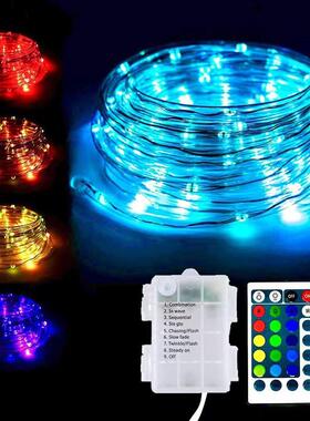 RGB七彩同步管子灯RGB16色软管灯户外庭院装饰灯蹦床灯